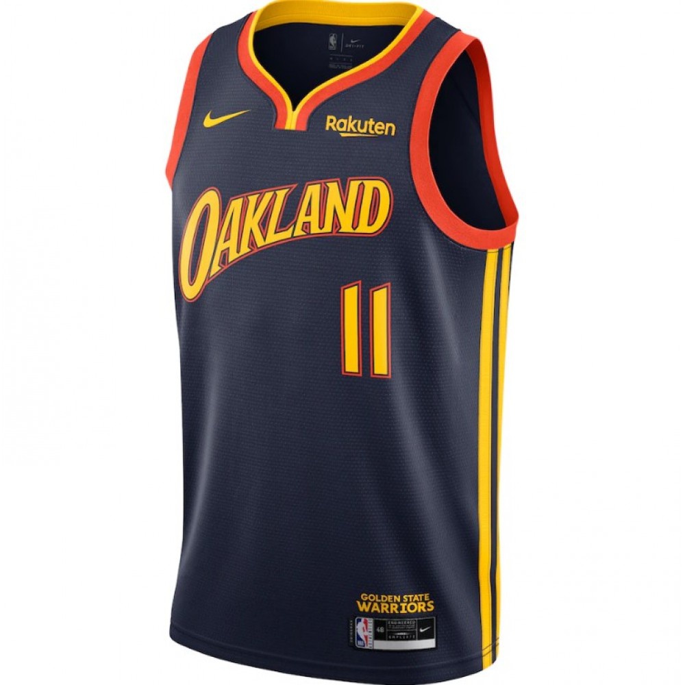 Men's Golden State Warriors Klay Thompson #11 Navy 2020/21 Swingman Jersey - City Edition-Pro Kit Vault | Brand New 26/27 Sports Jerseys